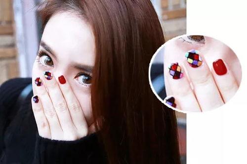 蔡依林美甲图片